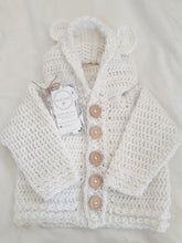 Load image into Gallery viewer, Bear Hoody - Wool - Apricot