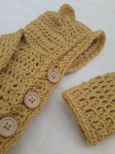 Bear Set - Wool - Mustard