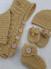 Load image into Gallery viewer, Bear Set - Wool - Mustard