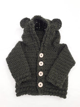 Load image into Gallery viewer, Bear Hoody - Wool - Fawn