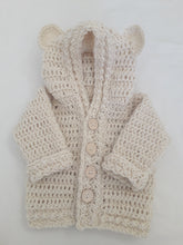 Load image into Gallery viewer, Bear Hoody - Wool - Apricot