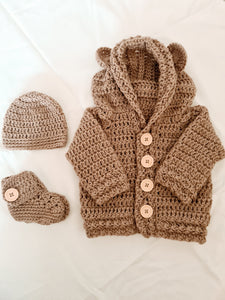 Bear Set - Wool - Mustard