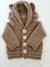 Load image into Gallery viewer, Bear Hoody - Wool - Fawn