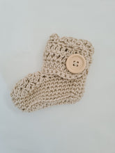 Load image into Gallery viewer, Organic Cotton Shell Booties