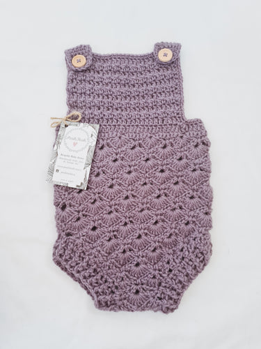 Harper Romper - Dusky Lavender