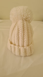 Pom Pom Beanie - Snow