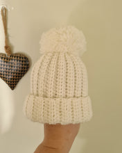 Load image into Gallery viewer, Pom Pom Beanie - Snow